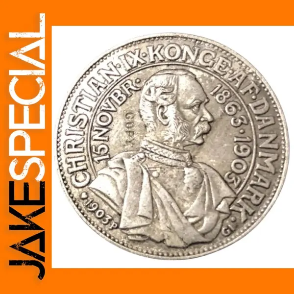 1903 Denmark 2 Kroner Coin Replica