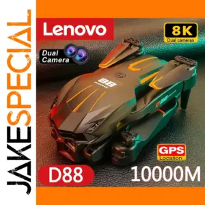 Lenovo D88 Foldable 8K HD Dual Camera Drone