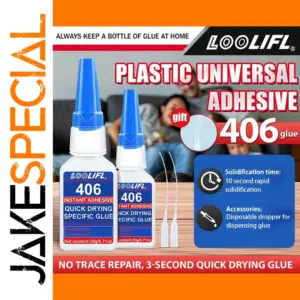 LOOLIFL 406 Professional Clear Super Glue