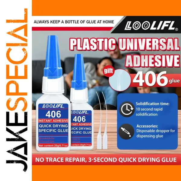 LOOLIFL 406 Professional Clear Super Glue