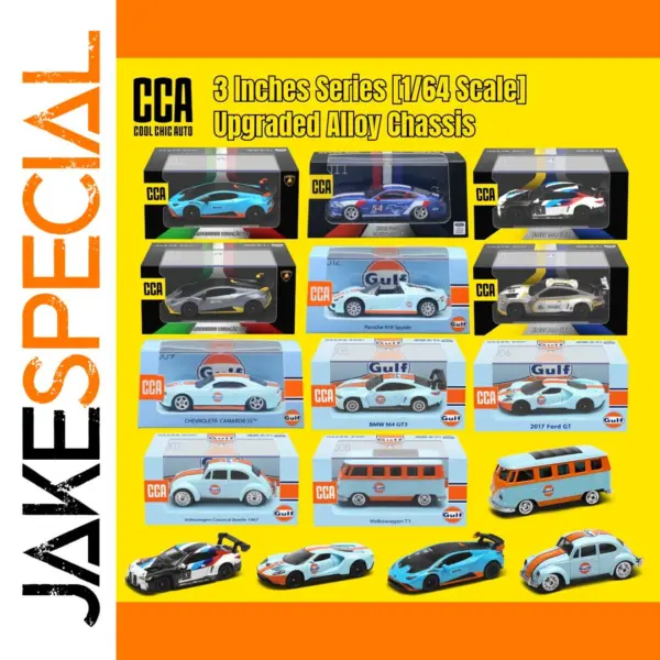 Diecast 1/64 Car Collection with Display Box