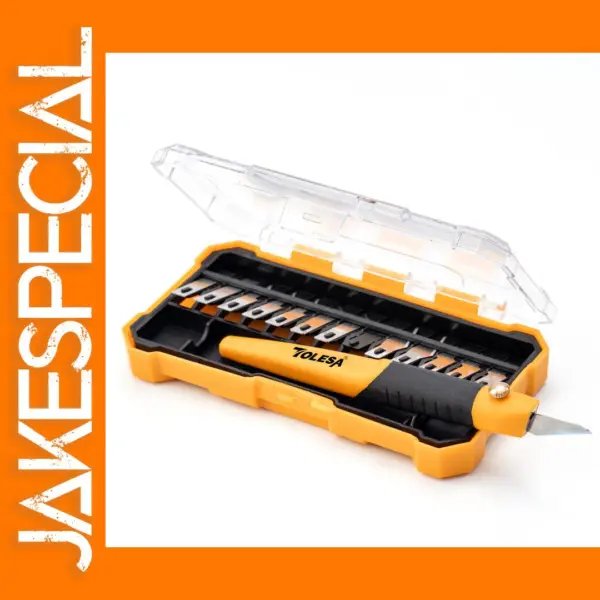 Tolesa Precision Craft Knife Set with 13 Blades