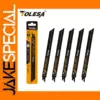 TOLESA 5PCS Bi-Metal Reciprocating Saw Blades