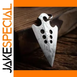 Arrowhead Harpoon Pendant Survival Tool Necklace