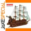 Flying Dutchman Pirate Ship Building Blocks Set