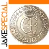 Antique Imitation Danish Silver Plated Coin