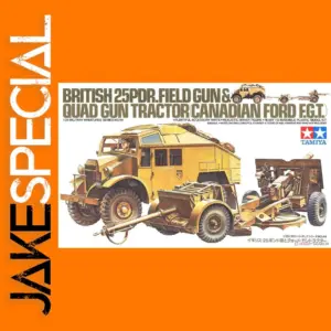 Tamiya 1/35 British Field Gun & Gun Tractor