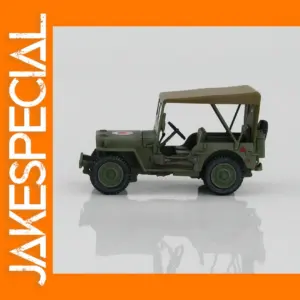 1/48 Scale Willys Jeep Military Model Collectible