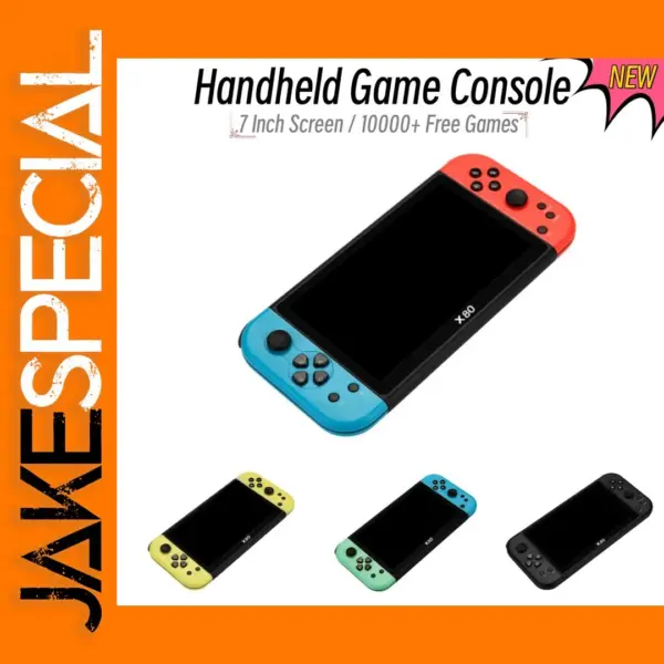 Portable 7 Inch Handheld Game Console X80