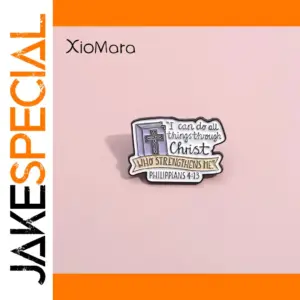 I Can Do All Things Enamel Pin Brooch