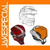 Locus Helmet 3D Paper Model Kit