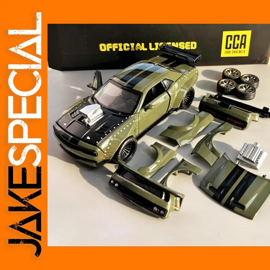 1:36 Dodge Challenger SRT JAILBREAK Diecast Model 1 1:36 Dodge Challenger SRT JAILBREAK Diecast Model