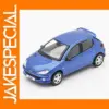 Peugeot 206 1:64 Diecast Model Car Blue