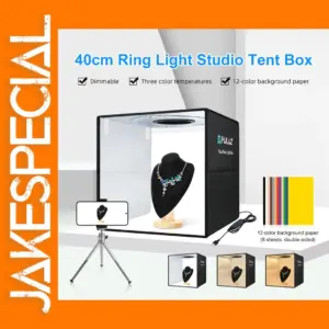 PULUZ 40cm Portable Ring Light Photo Studio