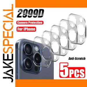 5Pcs Camera Lens Glass Protectors for iPhone