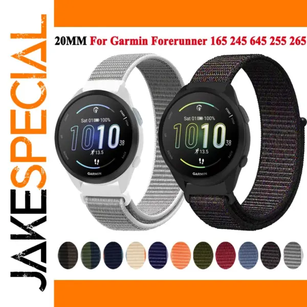 Garmin Forerunner 165/245/265 Nylon Watch Strap