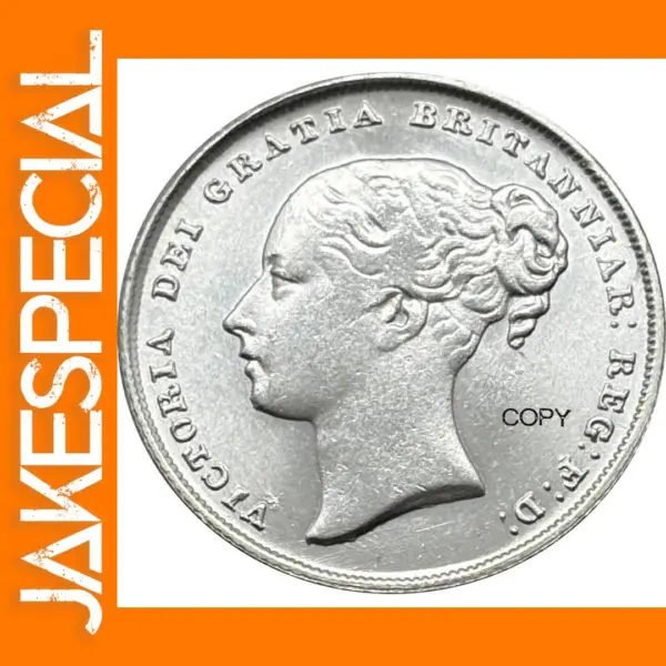 Victorian One Shilling Replica Coin Collectible