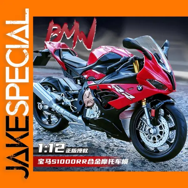 1:12 Scale BMW S1000RR Metal Motorcycle Model