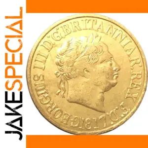 George III 1817 Gold Plated Replica Coin