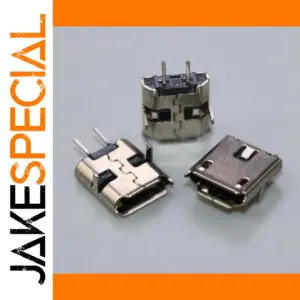 10PCS Micro USB 2-Pin Female Connectors for Android Devices