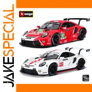 Bburago 1:43 Porsche 911 RSR Diecast Model