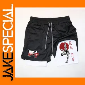 Anime Baki Hanma Fitness Shorts for Men