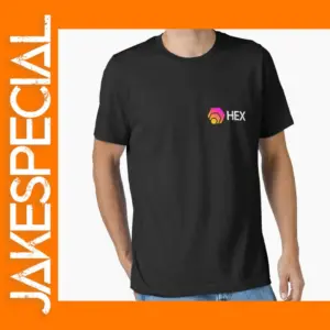 HEX Crypto Logo Cotton T-Shirt for Men