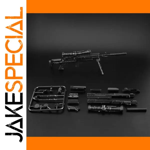 1:6 Scale MK14 Sniper Rifle Model Black