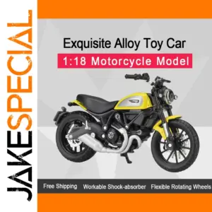 Maisto 1:18 Ducati Scrambler Diecast Motorcycle Model