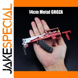 14.5cm PUBG GROZA Metal Model Keychain