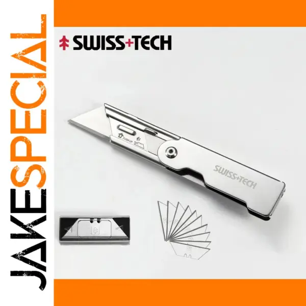Folding Utility Knife with Stainless Steel Blade