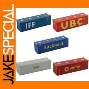 HO Scale 1:87 30ft Shipping Container Model