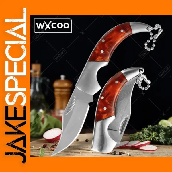 Stainless Steel Folding Kitchen Knife Set