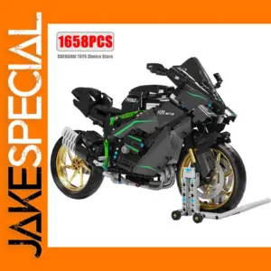 1858pcs Motorcycle Model Building Blocks Set