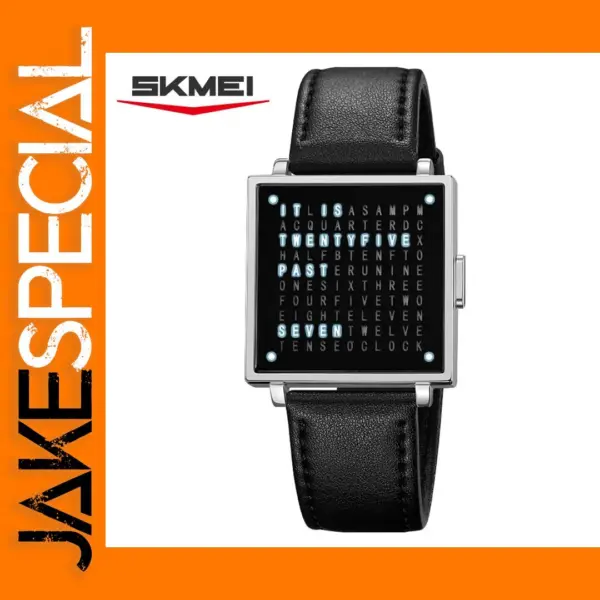SKMEI 2388 Digital Leather Men's Watch