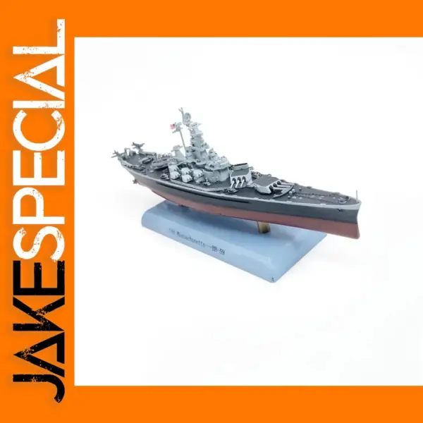 1:1000 Scale USS Massachusetts BB-59 Model