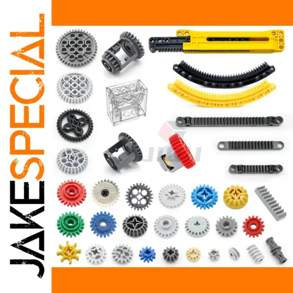Technical Gear Building Block Set for Cars