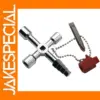 4-in-1 Silver Key Wrench Tool Set