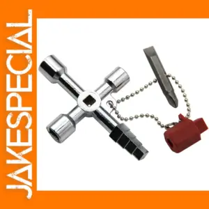 4-in-1 Silver Key Wrench Tool Set