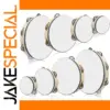 Wooden Tambourine 4/6/8/10 Inch with Jingles