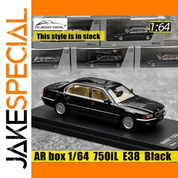 1/64 Scale Black AR 750iL Diecast Model
