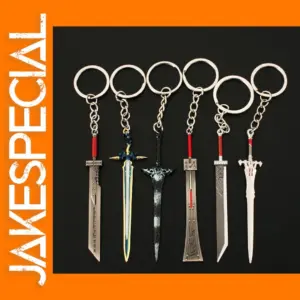 Final Fantasy Mini Sword Keychain 9cm Metal