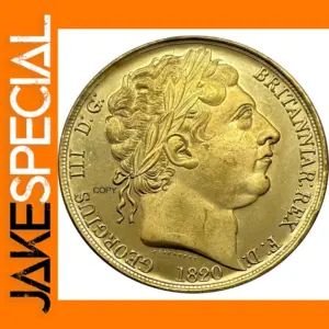 George III 1820 Replica Gold for Collectors
