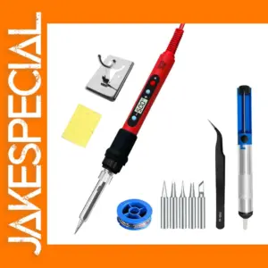 80W Adjustable Temperature Soldering Iron Kit