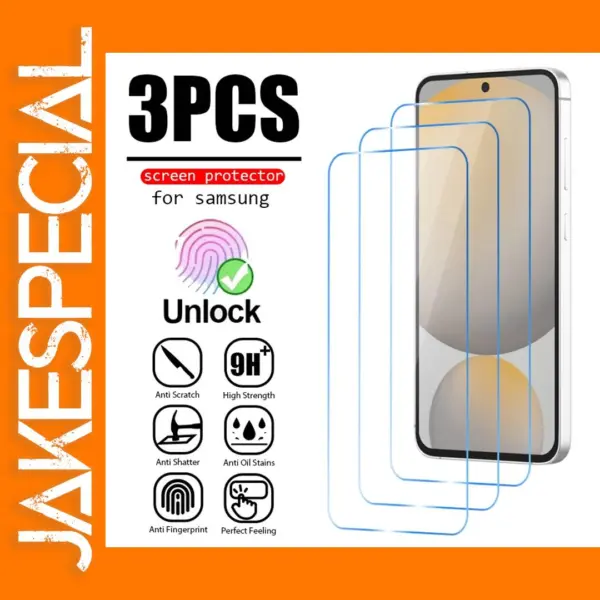 3PCS Tempered Glass Screen Protectors for Samsung