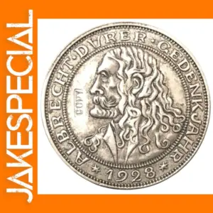 1928 Germany 3 Reichsmark Dürer Replica Coin