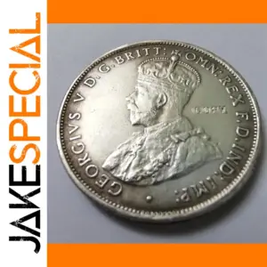 1931 Australia Silver Plated Florin Coin Replica