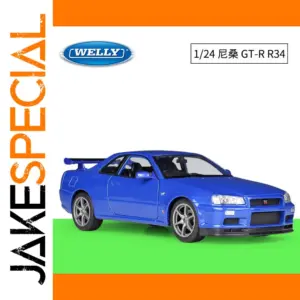 Welly 1:24 Nissan Skyline GTR R34 Diecast Model
