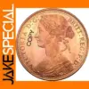 Victoria 1881 One Penny Replica Coin