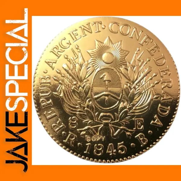 1845 Argentina La Rioja 8 Escudos Replica Coin